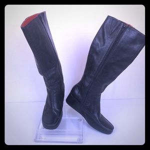 Chocalat Boots Black knee high Leather 5W